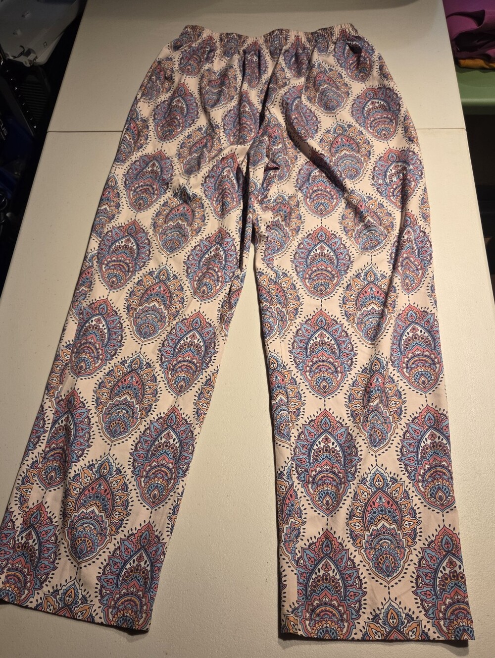 YoungLA Cream Paisley Ugly A Lounge Pants